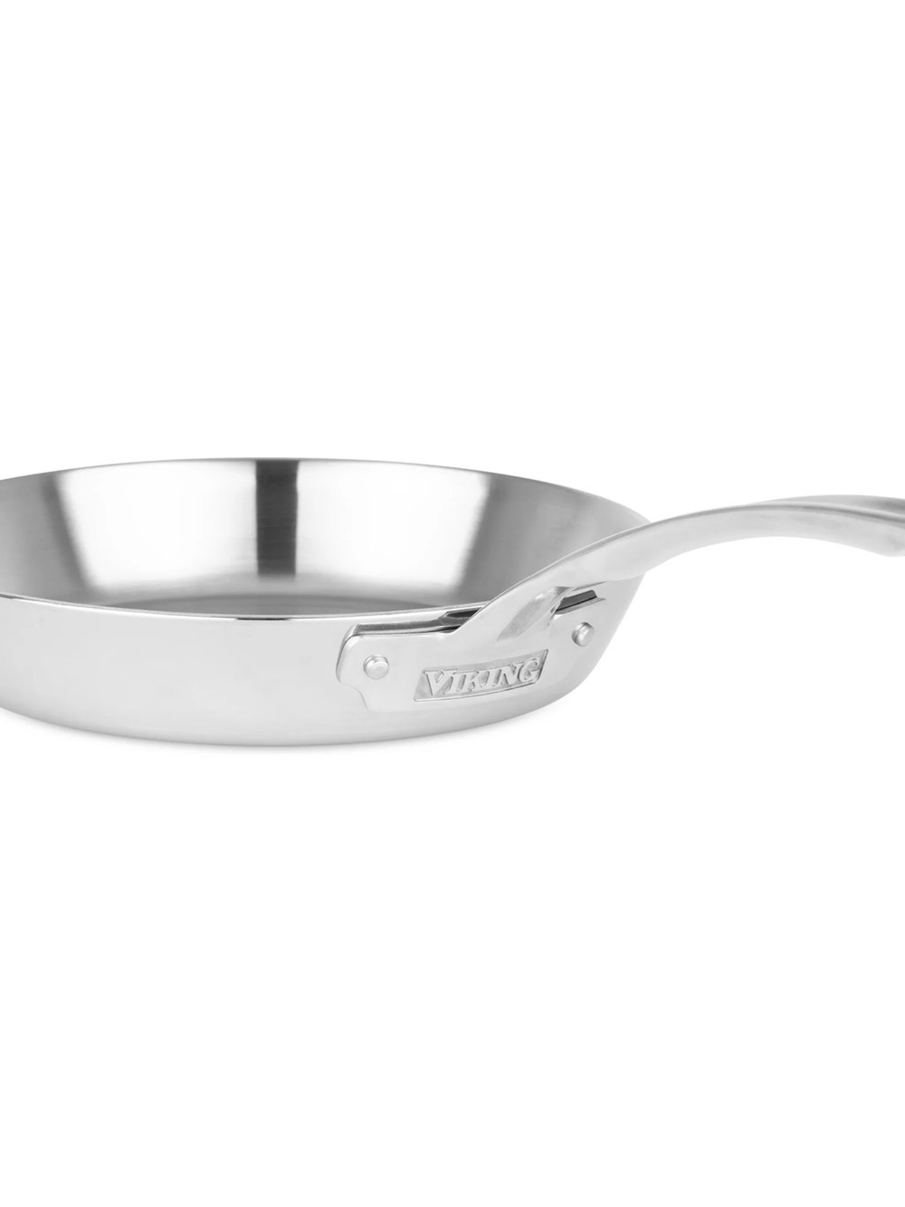 VIKING CONTEMPORARY 3-PLY STAINLESS STEEL 10-INCH FRY PAN